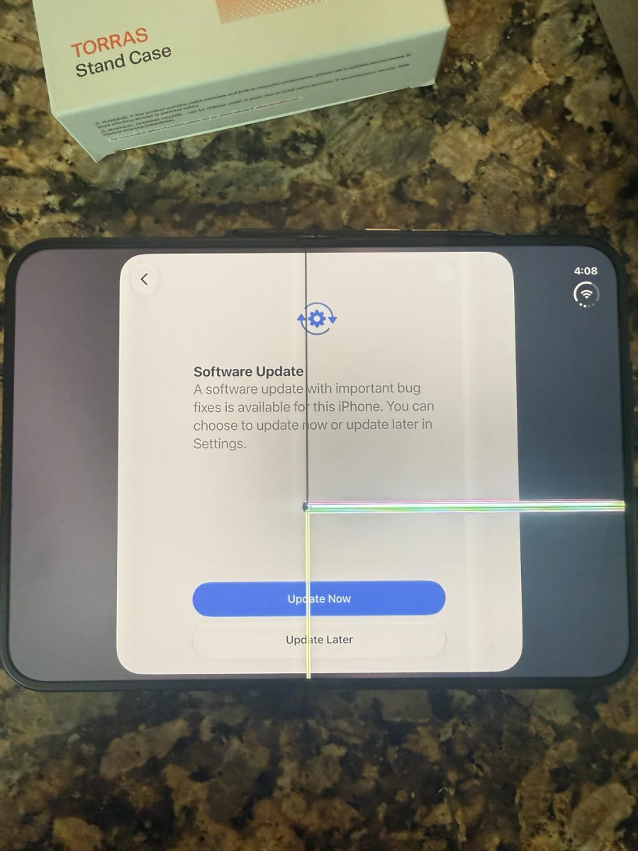 iPhone Duo foldable phone amid reports of cracks appearing along its inner-display crease